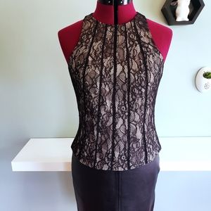Fairy Goth Lace Top by Haute Hippie Size Medium